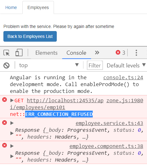 Observable retry on error