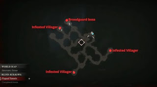 In-feasted Villager, Location Map, Diablo 4, D4, Best Places, Farm  XP,  How To, Reset Dungeon