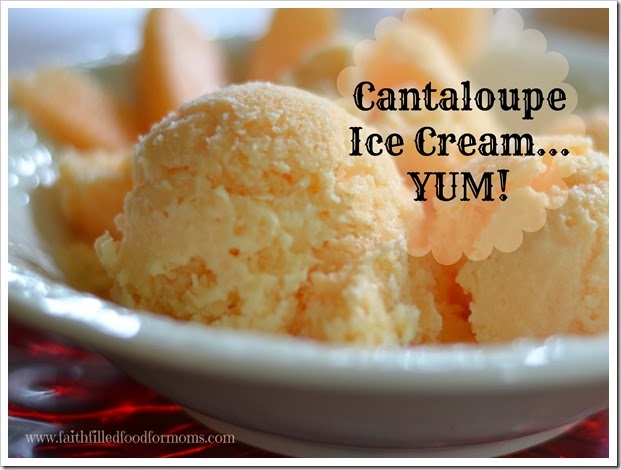 cantalope ice cream