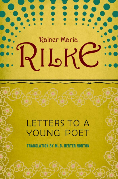 Letters to a Young Poet by Rainer Maria Rilke as seen on linenandlavender.net - order:  http://www.amazon.com/gp/product/0393310396/ref=as_li_ss_tl?ie=UTF8&camp=1789&creative=390957&creativeASIN=0393310396&linkCode=as2&tag=linenandlaven-20