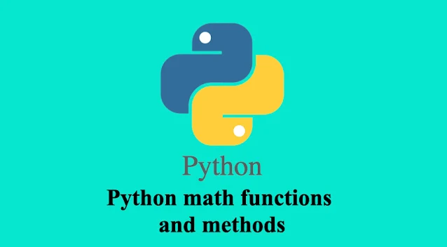Python math functions and modules