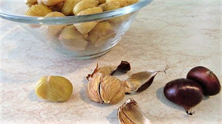 How to peel chestnut 