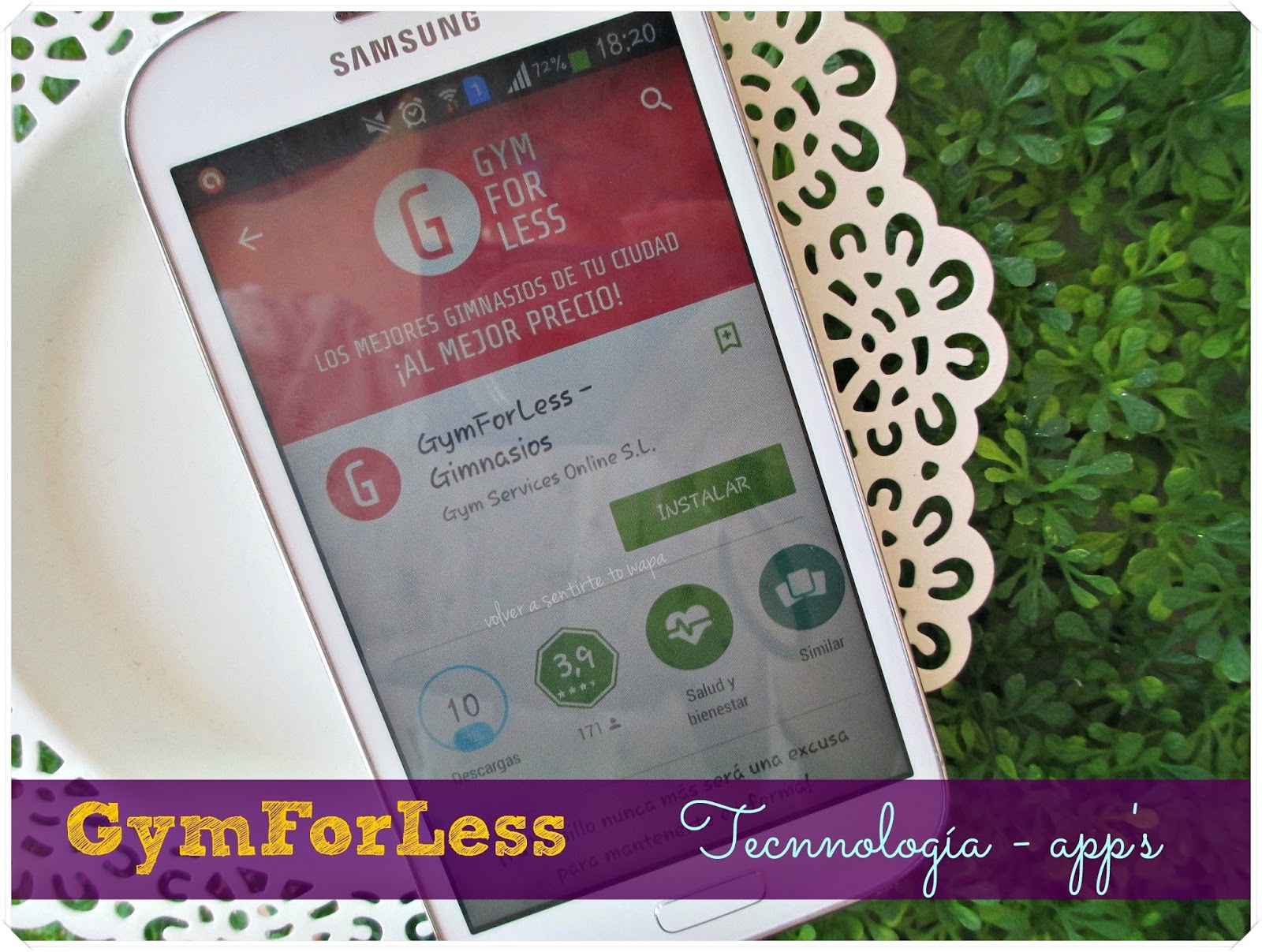 GymForLess, la app para planificar tu ejercicio en el gimnasio