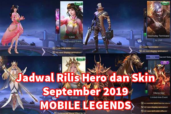 Jadwal Rilis Skin Dan Hero Baru Mobile Legends Bulan September 2019