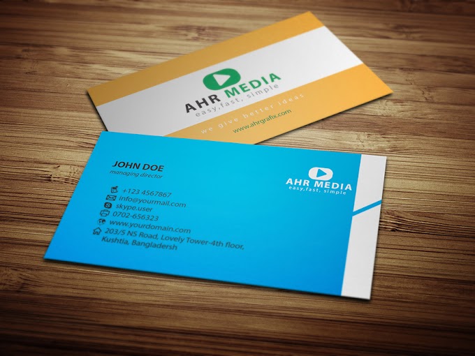 Professional Business Card Design || visiting card || creative business cards 