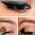 Emerald Green Cat Eyeliner Tutorial