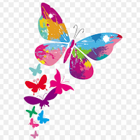 Imagen Png mariposa de colores