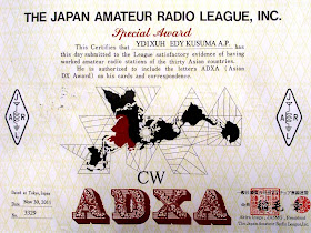 Special Award  A D X A  CW  #3.329