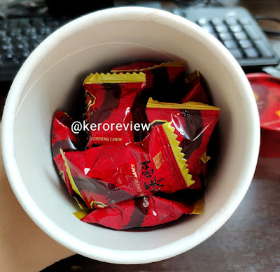 รีวิว คิงส์เซ็น ลูกอมผสมโสมแดงเกาหลี (CR) Review Korean Red Ginseng Candy, Kingzen Brand.