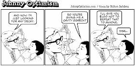johnny optimism, medical, humor, sick, jokes, cartoon, hospital, stilton jarlsberg, dentist, decay, cavity search