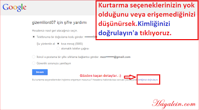  Hacklenen /Çalınan Gmail Hesabı Nasıl Kurtarılır