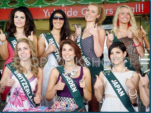 Ms. Earth 2011Candidates Supports SM Greenbag Lite