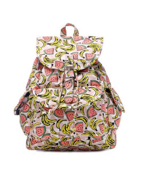 Mochila Estampada Frutas