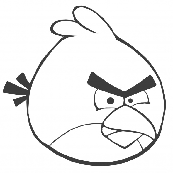 Angry Birds Coloring Pages Star Wars