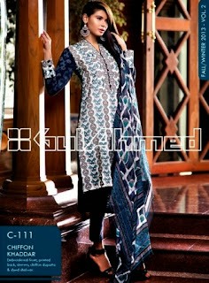 Gul Ahmed Winter Dresses 2013 