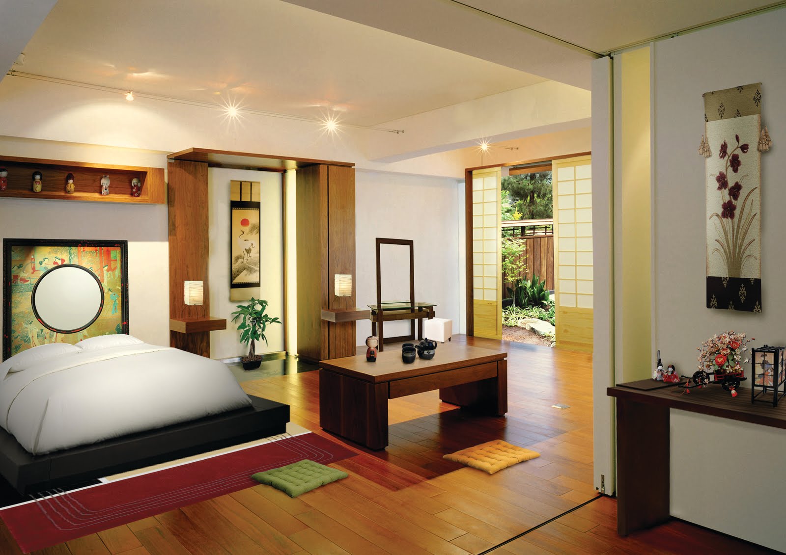Japanese Style Bedroom Design