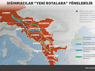 Sığınmacılar Yeni Rotalara Yonelebilir