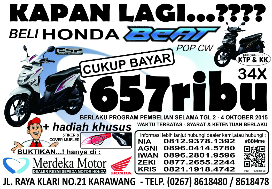 Merdeka Motor  Karawang  Dealer  Resmi Sepeda Motor  Honda 