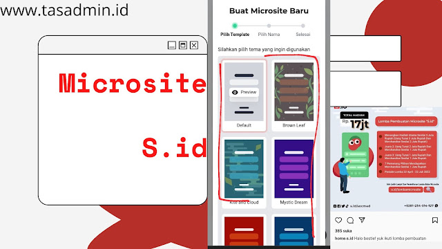 Membuat Microsite S.id