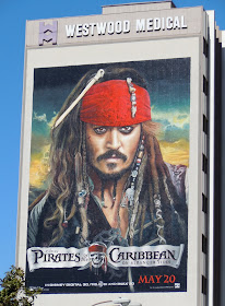 Johnny Depp Jack Sparrow movie billboard