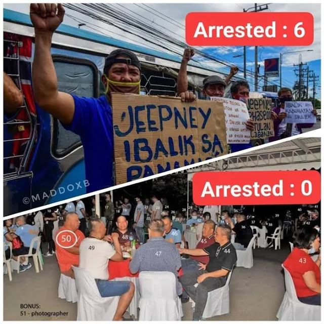 Jeepney Driver arrested, sinas birthday party