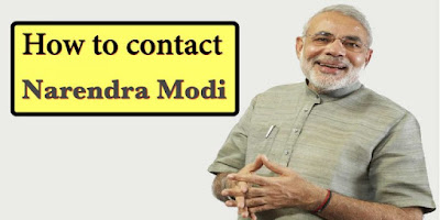 How To Contact Narendra Modi 