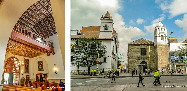 Bogotá: igrejas de La Veracruz e La Tercera