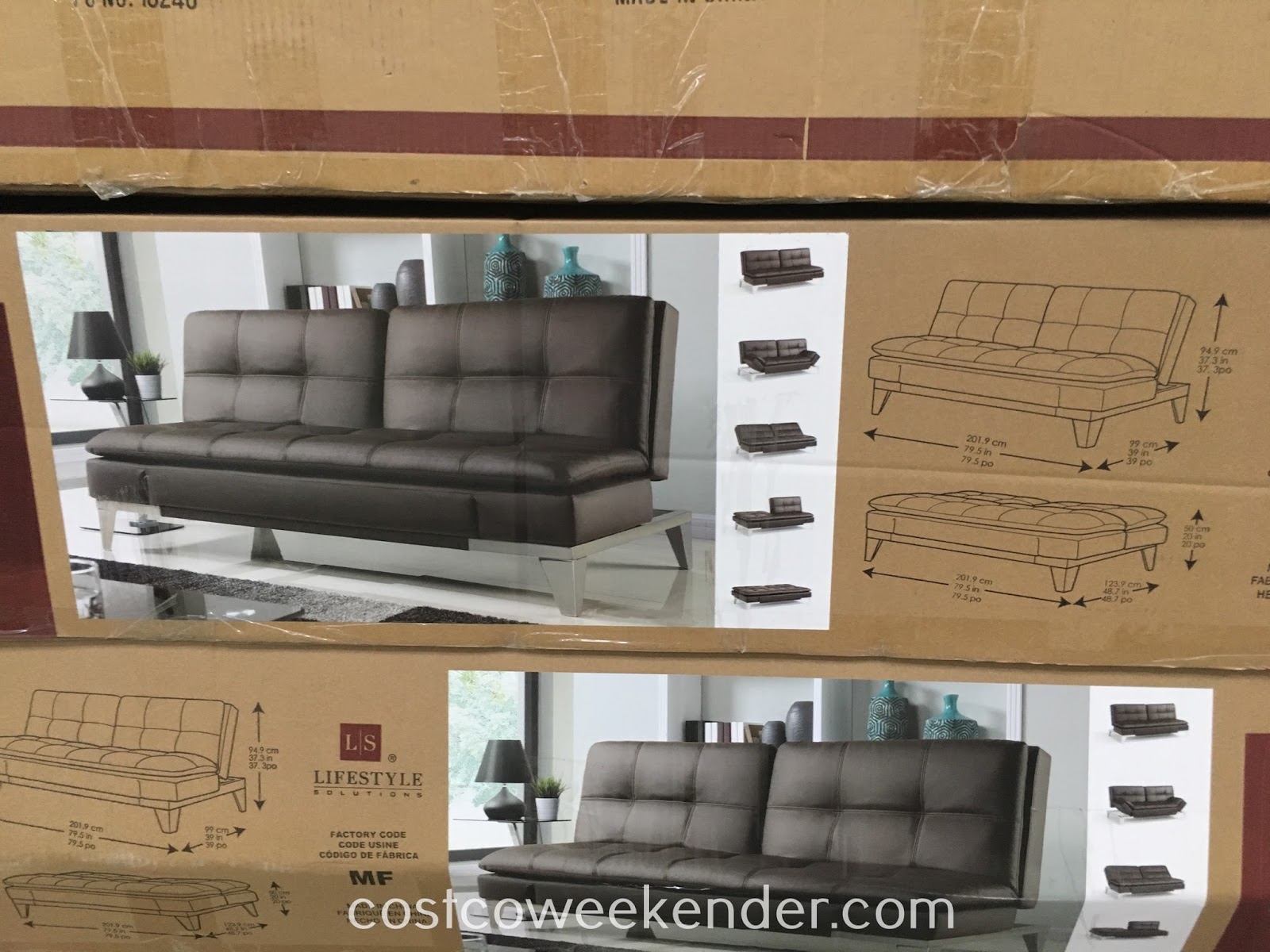 Lifestyle Solutions Euro Lounger Costco Weekender