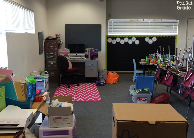 A clean teacher desk area is a must for my new and improved room!