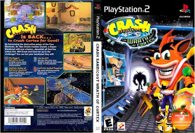 Jogo Crash Bandicoot The Wrath Of Cortex PS2 DVD Capa