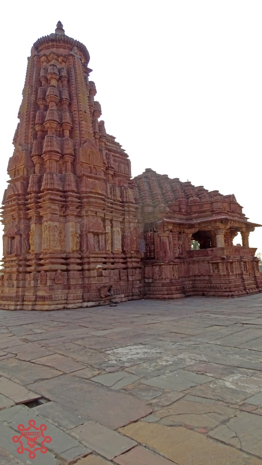 Beautifully carved Menal temple