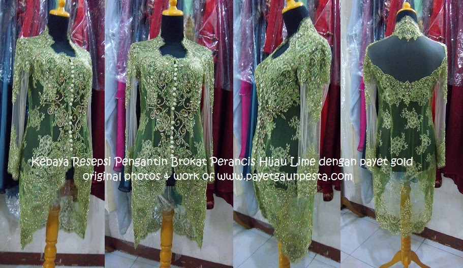 Payet Gaun Pesta Desain Baju  Pesta Kebaya  Modern  dan 
