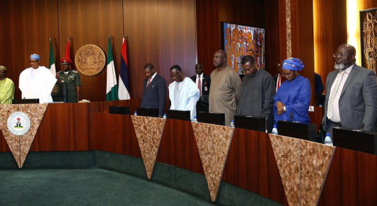 Photos from the Federal Executive Council meeting 