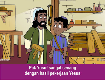 Komik Alkitab Anak: Tuhan Yesus Membantu Orang Tua-Nya