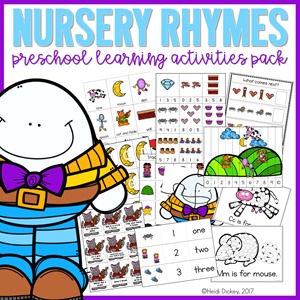 Nursery Rhyme Learning Activity Pack