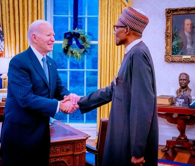 US-Africa summit: President Buhari meets President Biden at the White House