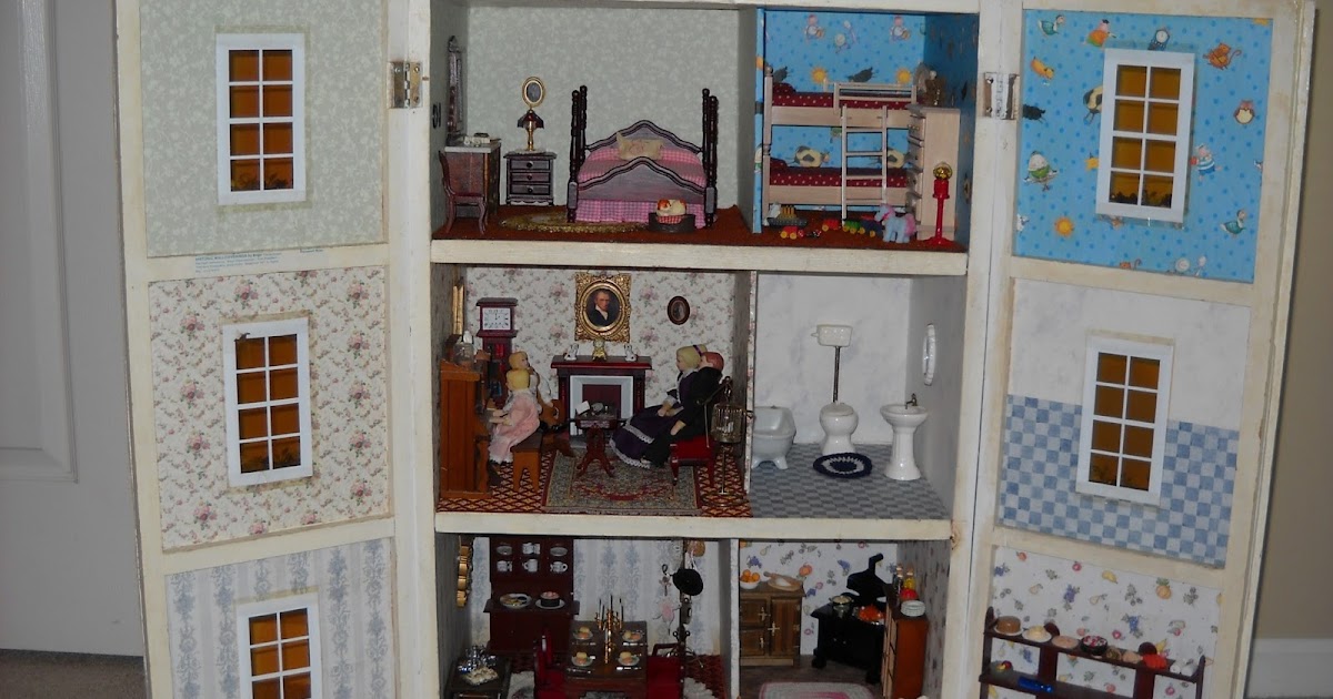 Victorian Wanna Be: Victorian Dollhouse Makeover