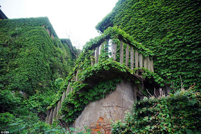 Un pueblo pesquero abandonado en la isla Gouqi China