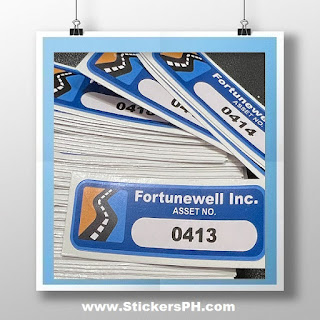 Vinyl Asset Sticker Labels Philippines