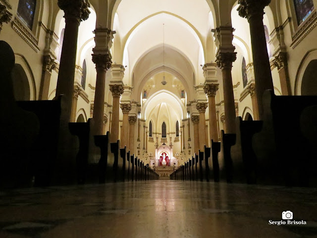 Perspectiva artística do interior da Paróquia Nossa Senhora Auxiliadora - Bom Retiro - São Paulo
