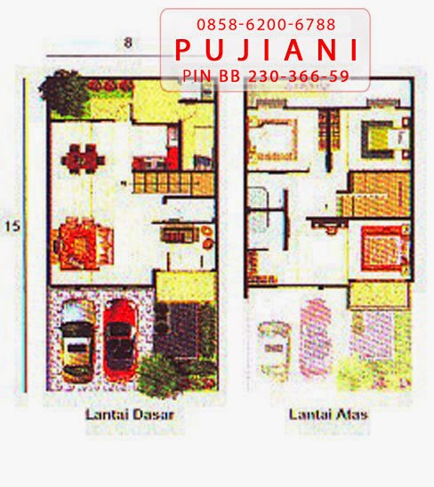 Rumah Cluster Botanical Garden Peta Lokasi Type Rumah 