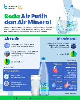 Air Putih VS Air Mineral, Apa Sih Bedanya?
