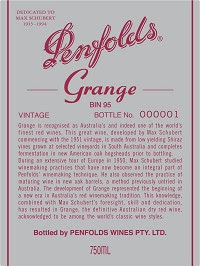 Penfolds Grange Hermitage B-95