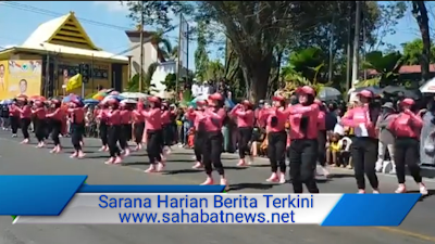 Hibur Dan Diapresiasi Masyarakat, SR Salama Community Sukses Ikuti Lomba Gerak Jalan Digelar Pemkab Pinrang 