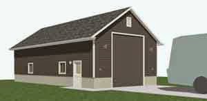  Garage Plan 1152-RV1