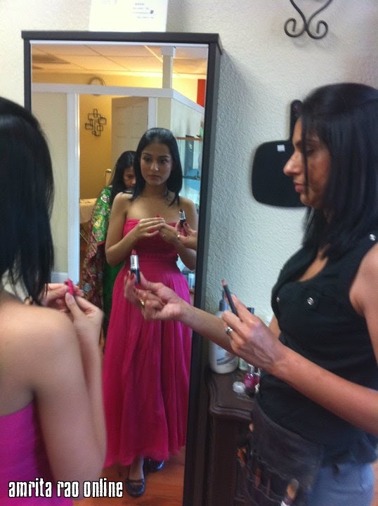 Amrita Rao at Ruby Beauty Studio  Photos unseen pics