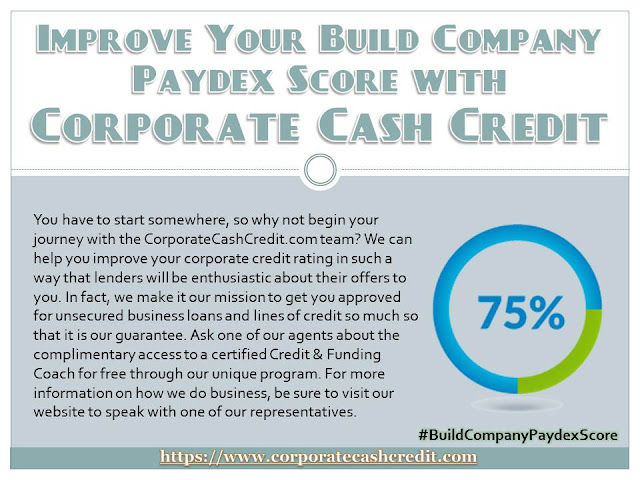 Improve Your Build Company Paydex Score with Corporate Cash Credit