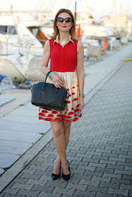 Choies red lips dress,  Nando Muzi heels, Givenchy Antigona black, Fashion and Cookies, fashion blogger