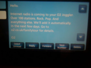 Joggler radio announcement