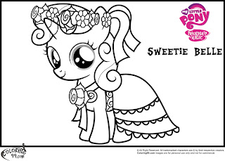 My Little Pony Coloring Sweetie Belle